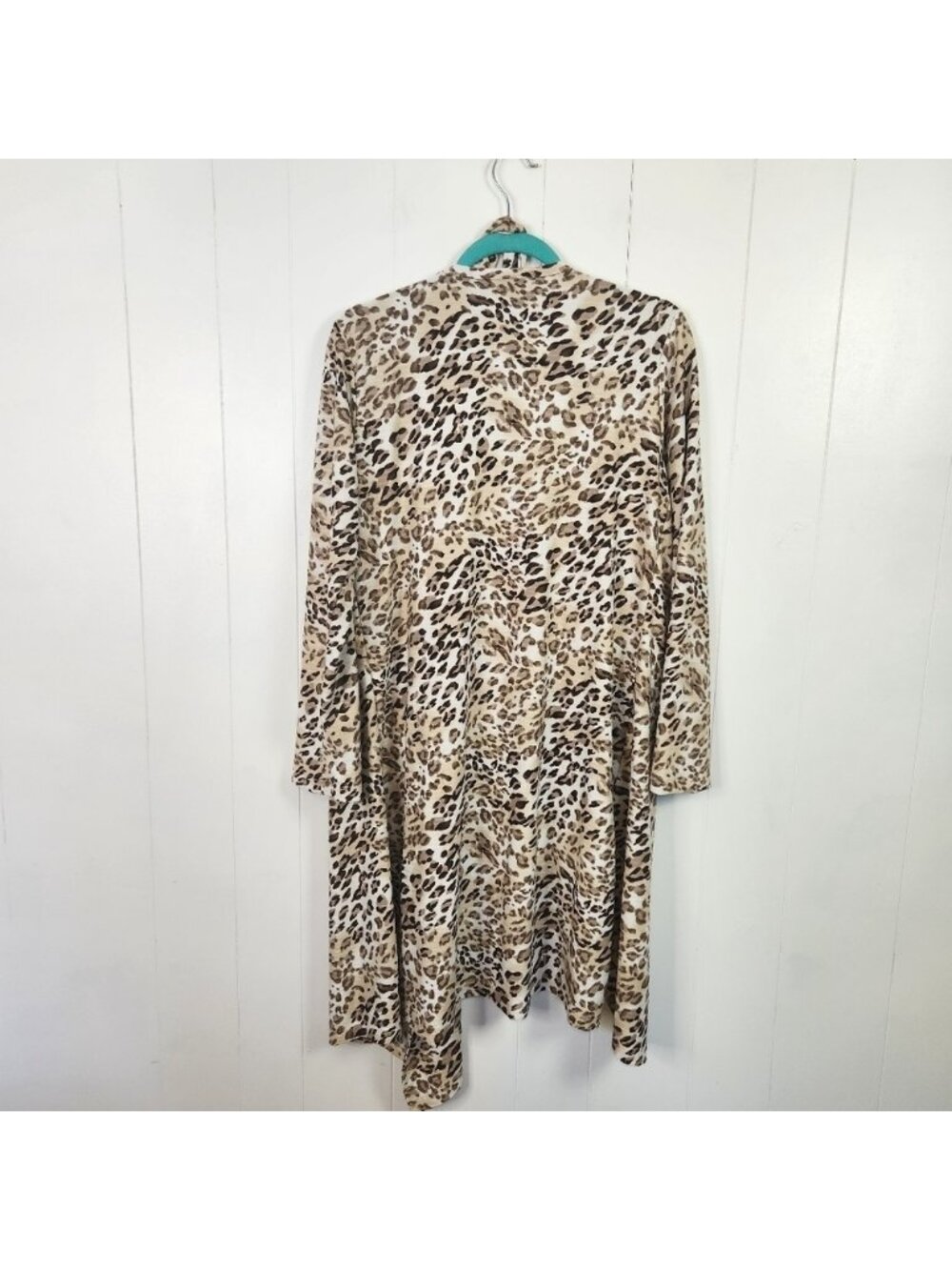 Luna Sea Trading Kimono Sleeve Robe Animal Leopard Print Beach small medium - Picture 3 of 6